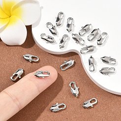 SHEGRACE Brass Lobster Claw Clasps&nbsp;XGR0007P-08P