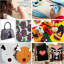 Polyester Felt&nbsp;DIY-WH0146-04V