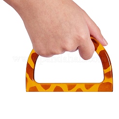 8 Pcs 4 Colors Plastic D Shape Purse Handle&nbsp;KY-SZ0001-03