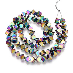 Electroplated Synthetic Non-magnetic Hematite Beads Strands&nbsp;G-T139-62F