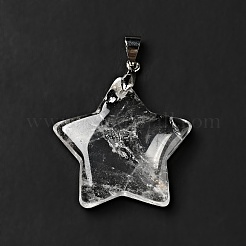 Natural Quartz Crystal Pendants&nbsp;G-I319-04P-06