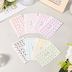 8Pcs Gradient Line Nail Art Stickers&nbsp;MRMJ-GF0001-59