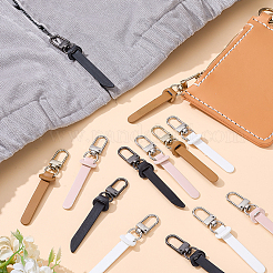 16Pcs 4 Style Imitation Leather Zipper Pull Fixer Replacement for Tab Luggage Purse Repair Accessories&nbsp;HJEW-PH02333