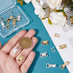12Pcs 2 Colors Brass Watch Band Clasps&nbsp;KK-DC0004-53