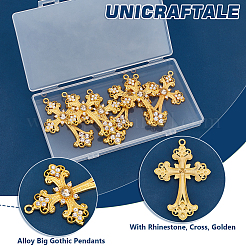 6Pcs Alloy Big Gothic Pendants&nbsp;ALRI-UN0001-05