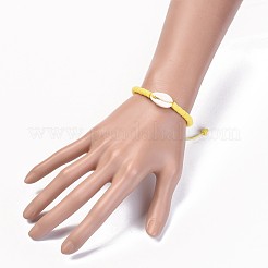 (Jewelry Parties Factory Sale)Handmade Polymer Clay Heishi Beads Braided Bracelets&nbsp;BJEW-JB04318-02