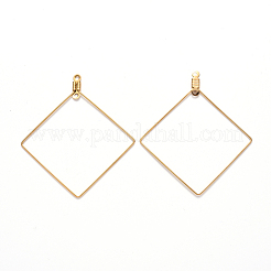 PVD Vacuum Plating 304 Stainless Steel Wire Pendants&nbsp;X-STAS-S103-10G