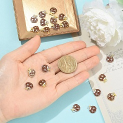 20Pcs 2 Colors Coconut Water Alloy Charms&nbsp;FIND-YW0011-69