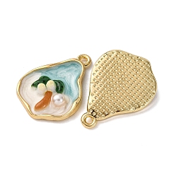Alloy Enamel Pendants&nbsp;ENAM-B028-20KCG