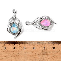UV Plating Alloy Glass Pendants&nbsp;FIND-K032-37P