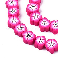 Handmade Polymer Clay Beads Strands&nbsp;CLAY-S096-042C