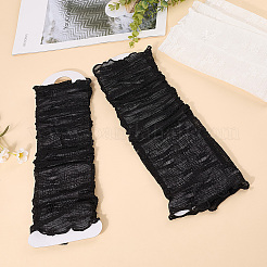 2 Pairs 2 Colors Nylon Lace Leg Sleeves&nbsp;AJEW-CY0001-27
