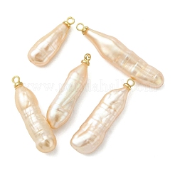 Natural Baroque Keshi Pearl Pendants&nbsp;PALLOY-JF05302-01
