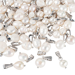 60Pcs 3Style Natural Cultured Freshwater Pearl Pendant&nbsp;PALLOY-CW00003