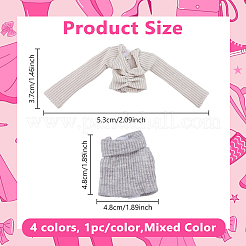 8Pcs 8 Styles Polyester Doll Clothes&nbsp;DIY-DC0003-58