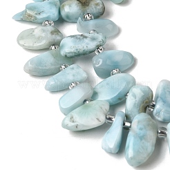 Natural Larimar Beads Strands&nbsp;G-P604-A28-01