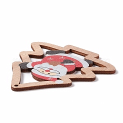 Printed Wood Big Pendants&nbsp;FIND-H030-04