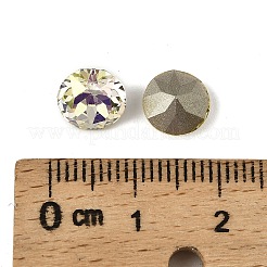 Glass Rhinestone Cabochons&nbsp;GLAA-A018-8mm-001GY