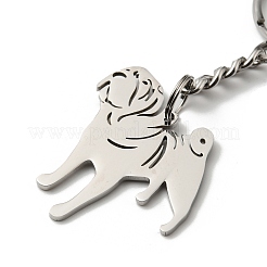 Non-Tarnish 201 Stainless Steel Keychain&nbsp;KEYC-Z003-06P