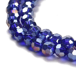 Electroplate Glass Beads Strands&nbsp;LS-EGLA-R016-4m-1