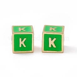 Rack Plating Brass Enamel Beads&nbsp;KK-B060-04G-02