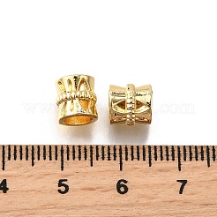 Column Brass European Beads&nbsp;KK-C106-13G