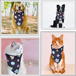 5Pcs Polyester Pet Bandana&nbsp;AJEW-GF0011-79