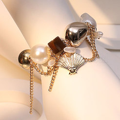 Bohemian Style Shell Shape Alloy Charm Bracelets&nbsp;WG311F9-01
