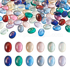 110Pcs 11 Colors Transparent Resin Cabochons&nbsp;CRES-CW0001-03