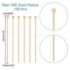 150Pcs Brass Ball Head Pins&nbsp;KK-GO0001-60