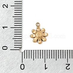 304 Stainless Steel & ABS Imitation Pearl Pendants&nbsp;STAS-P450-07G
