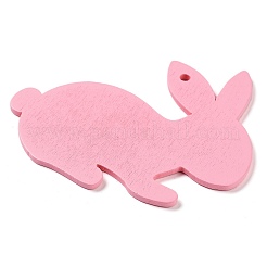 Easter Theme Single Face Printed Wood Pendants&nbsp;WOOD-M010-03A