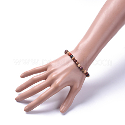 Wood Beads Stretch Bracelets&nbsp;BJEW-JB05050-01