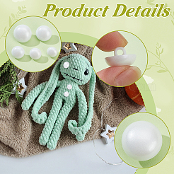 200Pcs 5 Styles Plastic Doll Eyes Washers&nbsp;FIND-PH0021-74