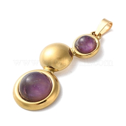 Natural Amethyst Pendants&nbsp;STAS-C120-12G-05