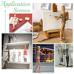 Unfinished Blank Wooden Puppet&nbsp;DIY-OC0002-26