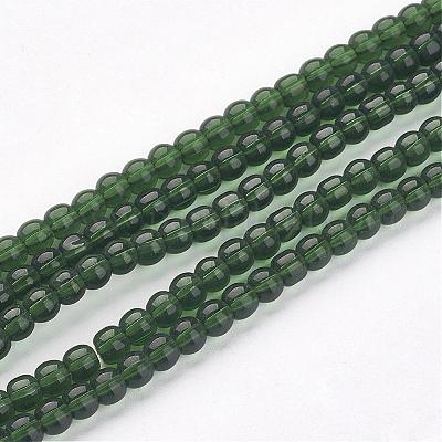 Glass Beads Strands&nbsp;GR4mm18Y-1