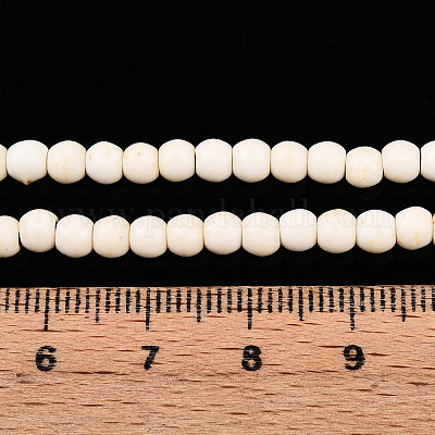 Synthetic Magnesite Beads Strands&nbsp;TURQ-S192-4mm-1-1