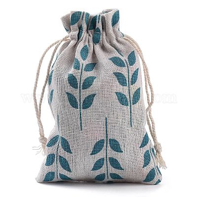 Linenette Drawstring Bags&nbsp;CON-PW0001-078A-12-1