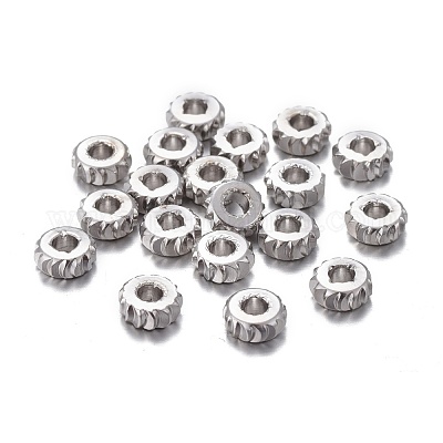 Brass Spacer Beads&nbsp;KK-K249-03A-P-1