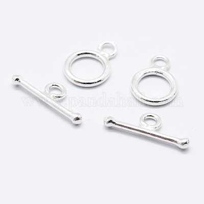 925 Sterling Silver Toggle Clasps&nbsp;X-STER-K167-078S-1