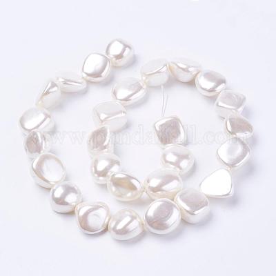 Shell Pearl Beads Strands&nbsp;BSHE-L035-F01-1