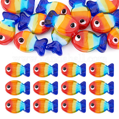 12Pcs Handmade Lampwork Beads&nbsp;LAMP-TA0001-75-1
