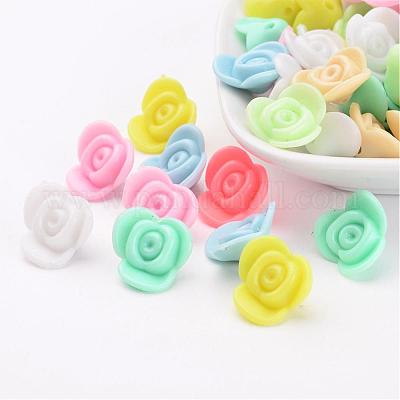 Opaque Acrylic Beads&nbsp;SACR-R801-M-1