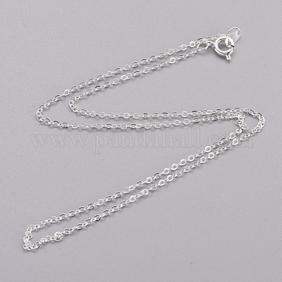 Brass Cable Chain Necklaces&nbsp;X-SW028-01S-NF-1