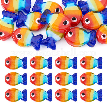 12Pcs Handmade Lampwork Beads&nbsp;LAMP-TA0001-75-1