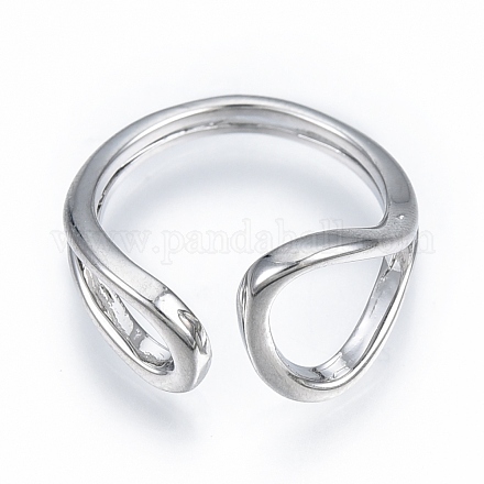 Wholesale Brass Wire Wrap Teardrop Open Cuff Ring for Women - Pandahall.com