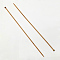 Bamboo Single Pointed Knitting Needles, Peru, 400x15x7mm, 2pcs/bag