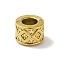 304 Stainless Steel Beads, Column, Golden, 5.5x7.5mm, Hole: 4mm