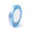 Single Face Satin Ribbon, Polyester Ribbon, Light Blue, 1/2 inch(12mm), about 25yards/roll(22.86m/roll), 250yards/group(228.6m/group), 10rolls/group